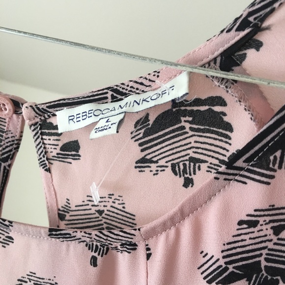 REBECCA MINKOFF Pink Print Sleeveless Swing Dress - Picture 4 of 8